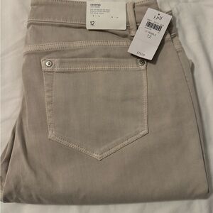 J. Jill NWT Cropped Women's Jeans in Light Pebble